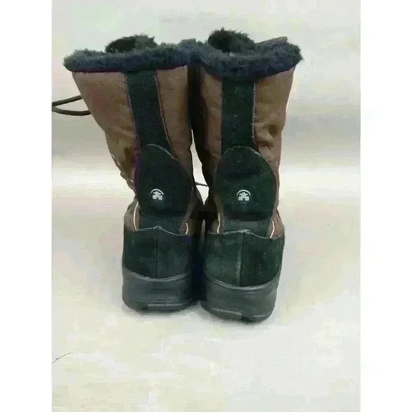 KAMIK Brooklyn Boots Women's US 7 Brown Lace Up Waterproof Fleece Lined Snow - Picture 4 of 12